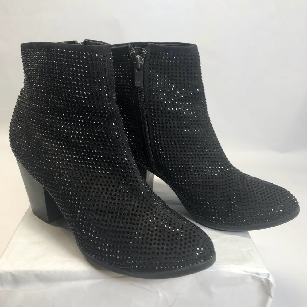 Juicy Couture Black Studded Ankle Booties